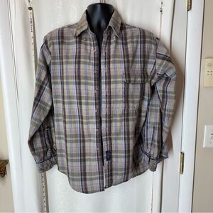 Vintage Men's Allen Solly Plaid Flannel Shirt